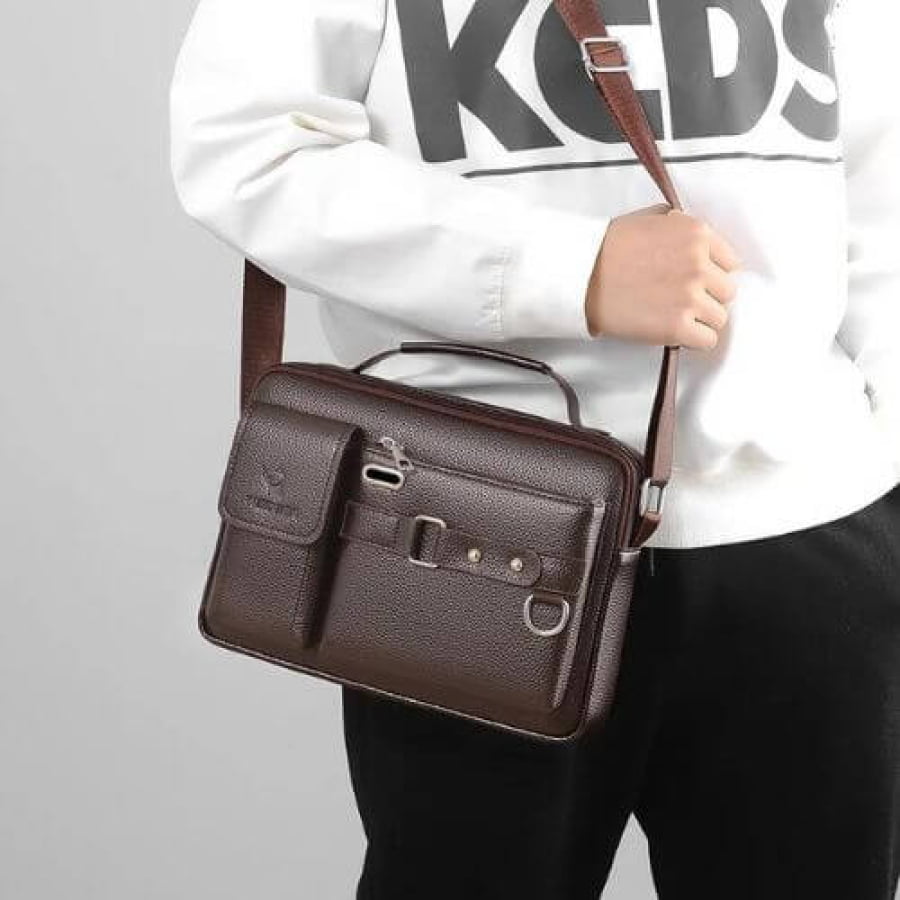 Bolsa Carteiro Transversal Couro Weixier