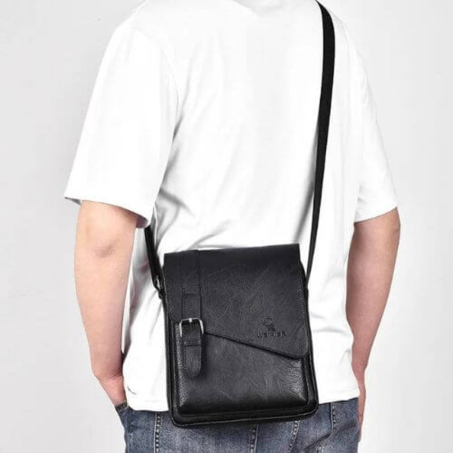 Bolsa Carteiro Transversal Couro Weixier Retrô