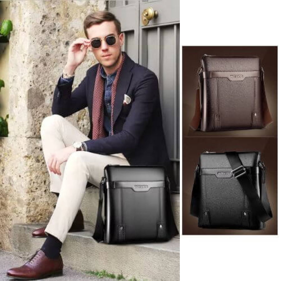 Bolsa Carteiro Transversal Weixier Couro