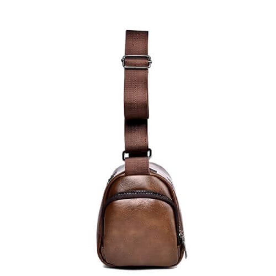 Bolsa Crossbody Couro Flat