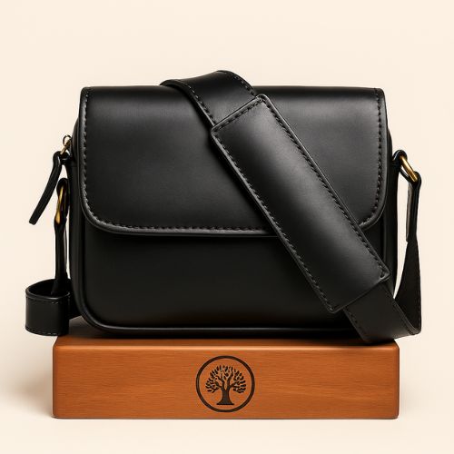 Bolsa Crossbody Transversal Masculina de Couro Legítimo Retrô
