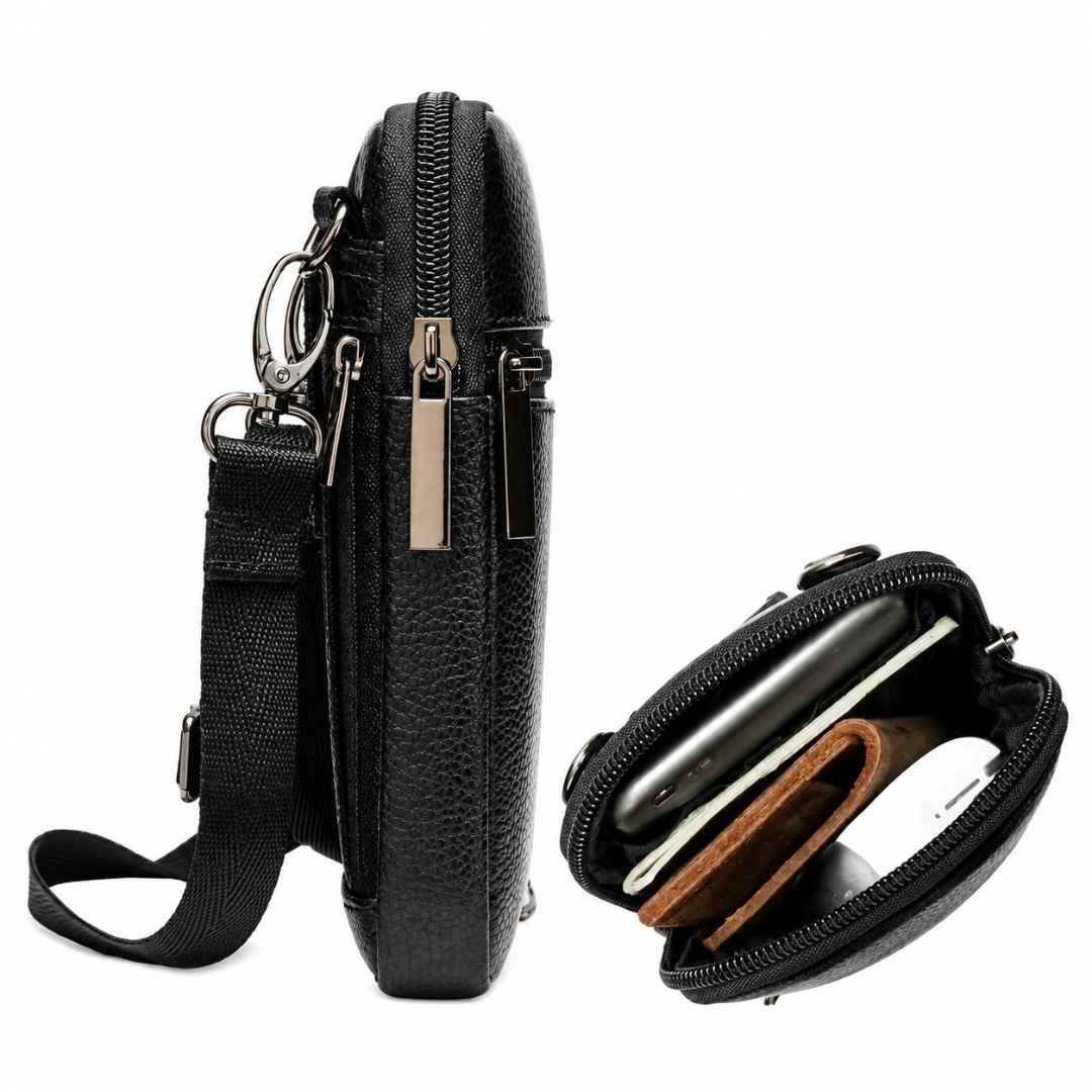 Shoulder Bag Artesanal Couro Legítimo Avant Unbu