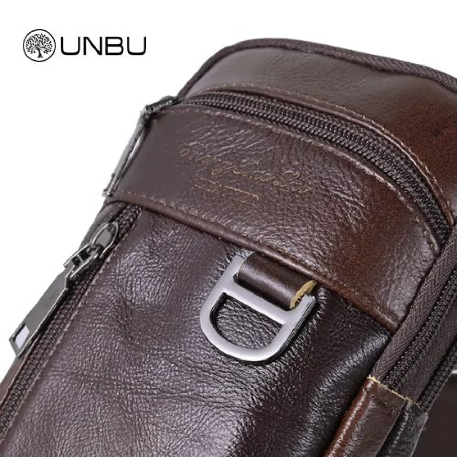 Bolsa Transversal Artesanal Couro Legítimo Label Unbu - Artesanal - bagm1004