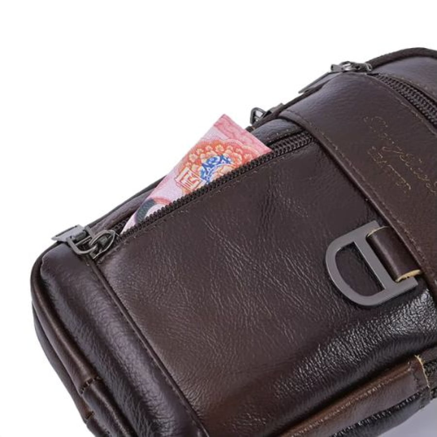 Bolsa Transversal Artesanal Couro Legítimo Label Unbu - Artesanal - bagm1004