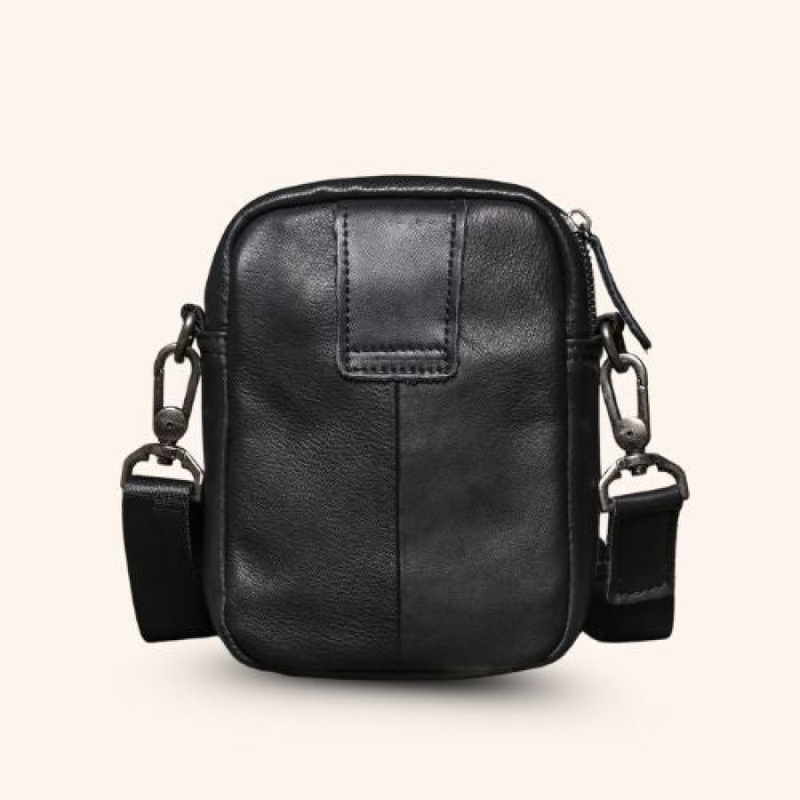 Bolsa Transversal Artesanal em Couro Legítimo Unbu Atelier bagm607
