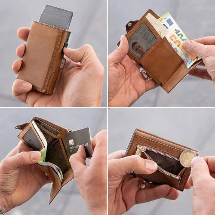 Carteira Masculina Couro Pop Up Premium Cart02