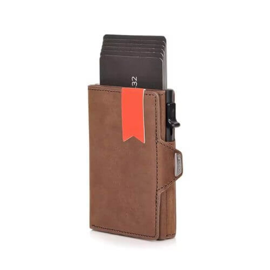 Carteira Masculina Couro Pop Up Premium Marrom Cart02
