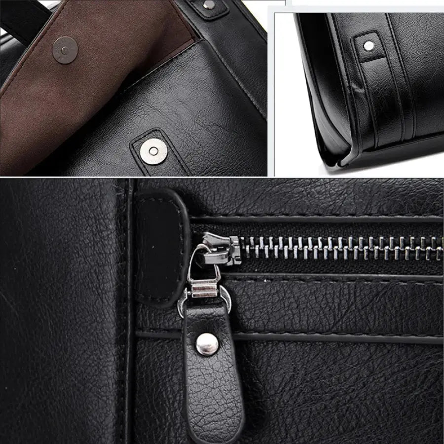 Maleta Executiva Masculina Couro Ecológico Classical Mlt08