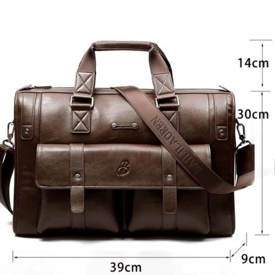Maleta Executiva Masculina Couro Ecológico Classical Mlt08