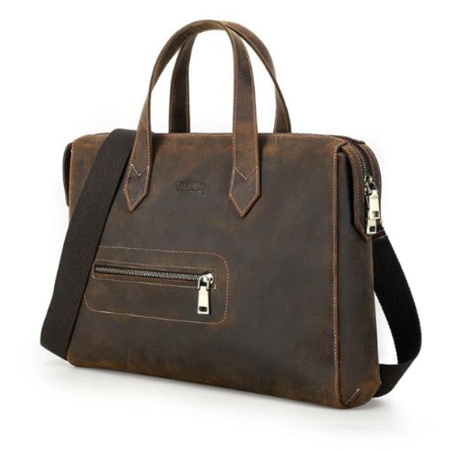 Maleta Executiva Masculina Couro Legítimo Elite Premium Mlt05