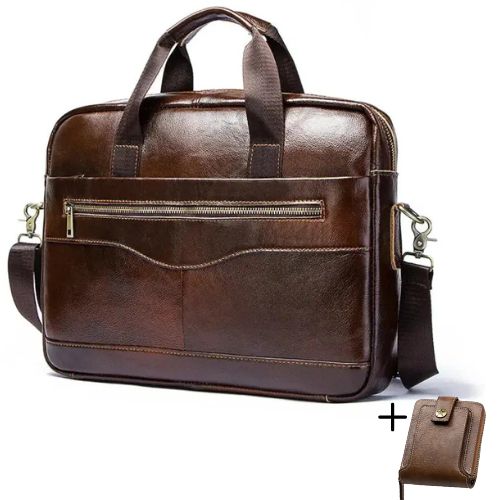 Maleta Executiva Masculina Premium Couro Legítimo Humerpaul Mlt07