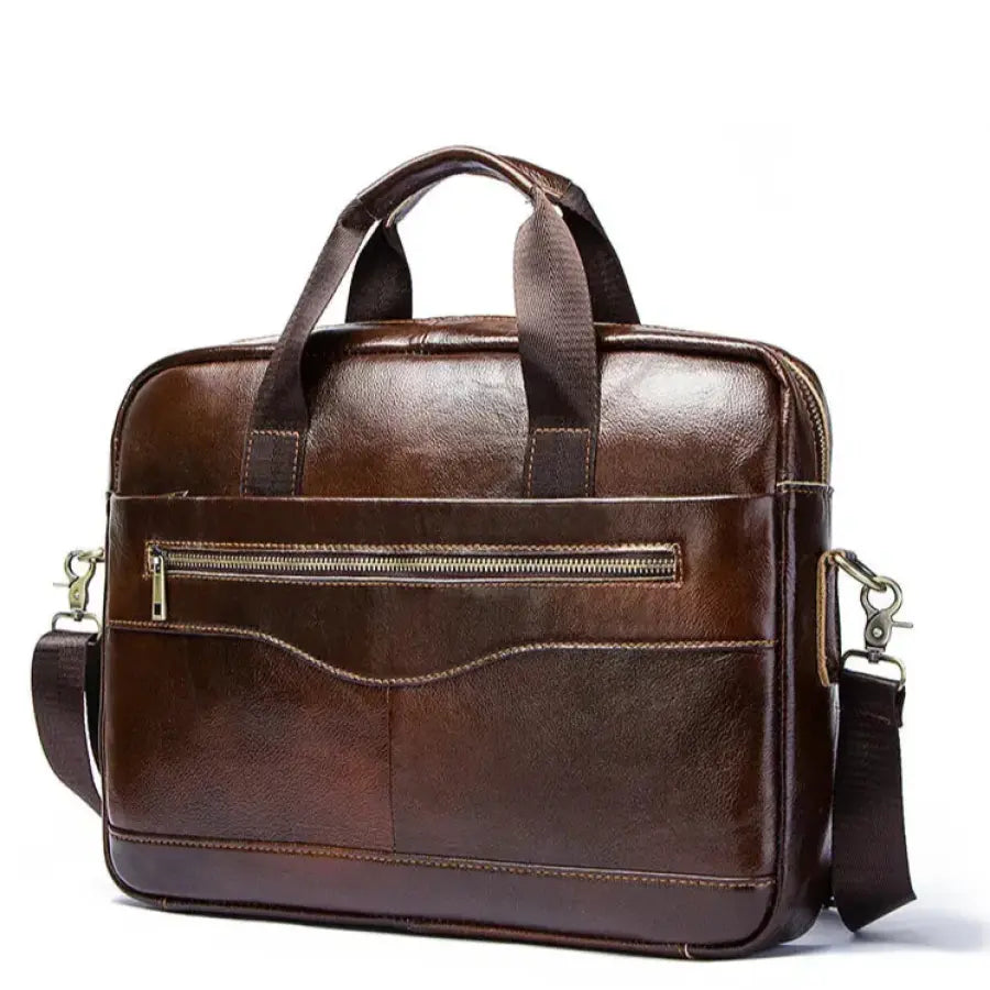 Maleta Executiva Masculina Premium Couro Legítimo Humerpaul Mlt07