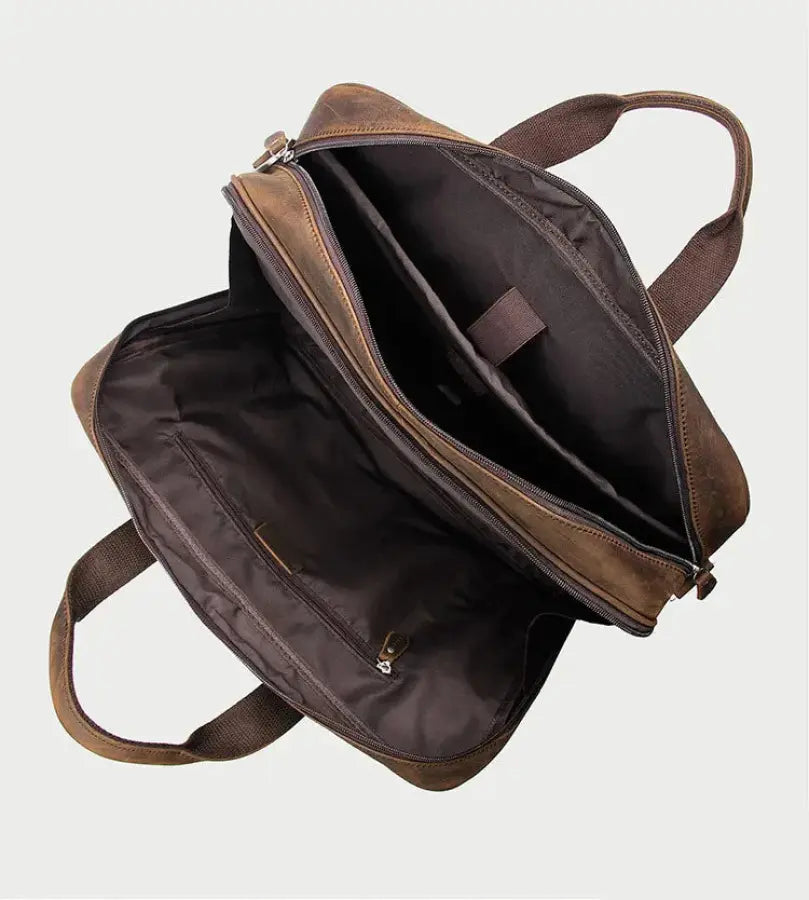 Maleta Executiva Masculina Premium Couro Legítimo Woods Mlt06