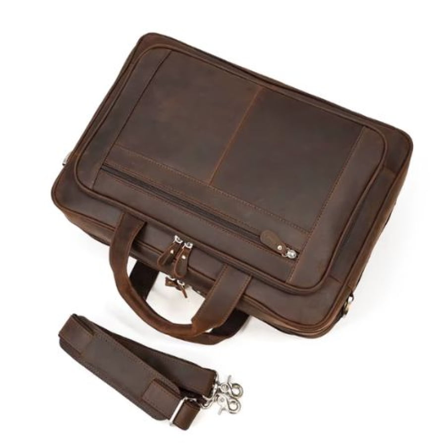 Maleta Executiva Masculina Premium Couro Legítimo Woods Mlt06