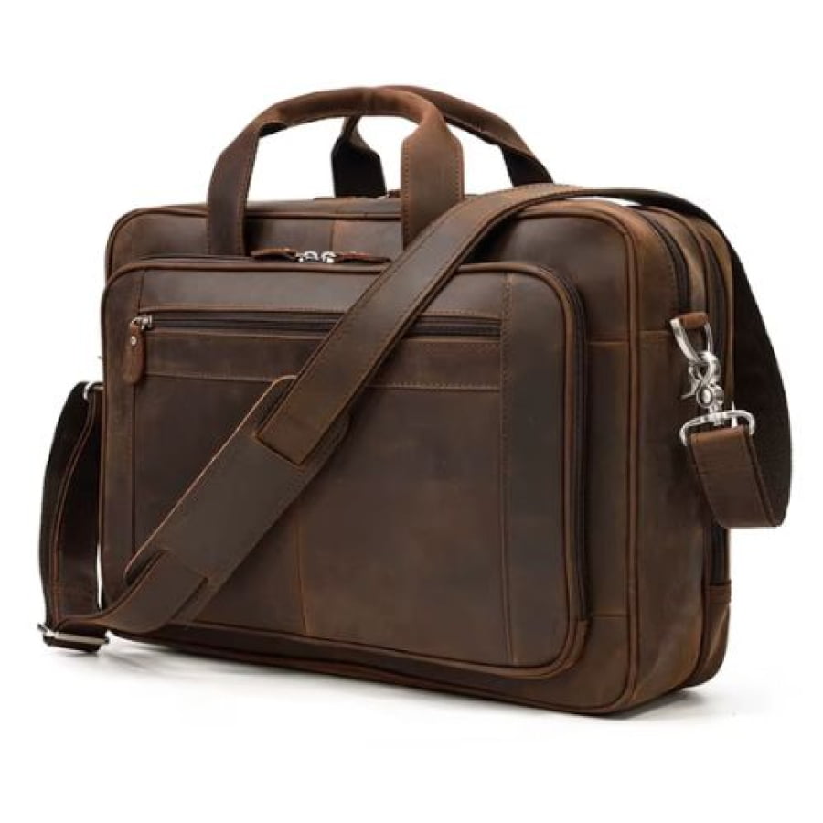 Maleta Executiva Masculina Premium Couro Legítimo Woods Mlt06