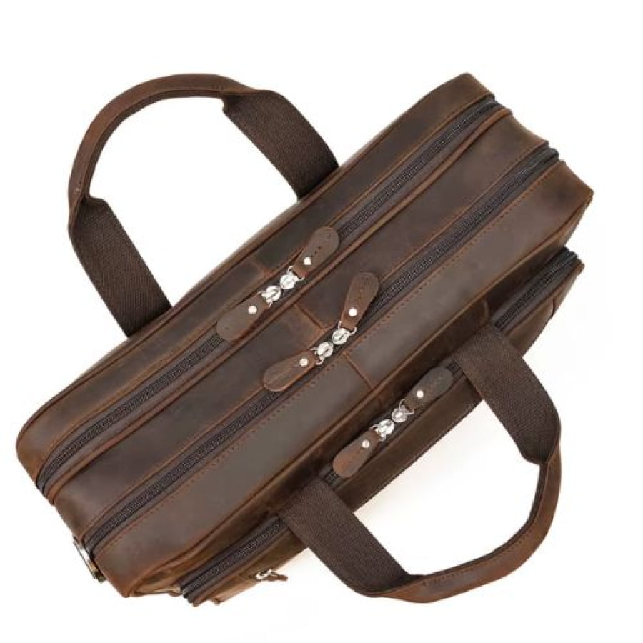 Maleta Executiva Masculina Premium Couro Legítimo Woods Mlt06