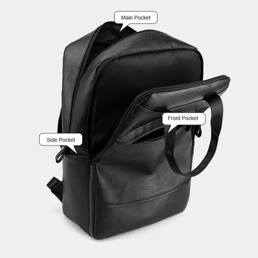 Mochila De Couro Executiva Para Notebook Urban Bpk102