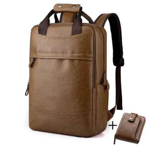 Mochila De Couro Executiva Para Notebook Urban Bpk102