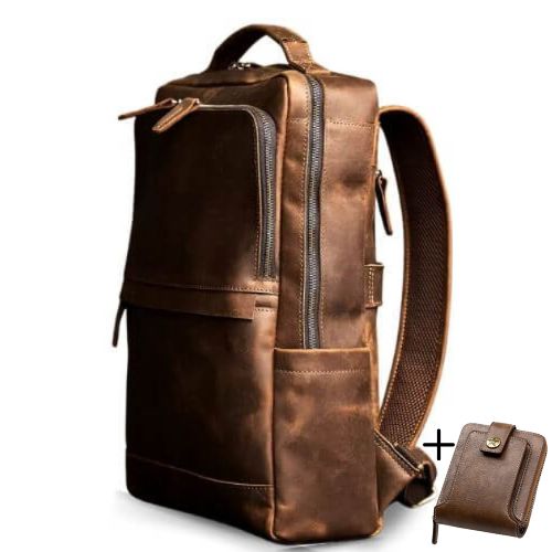 Mochila De Couro Legítimo Premium Avant Bpk109