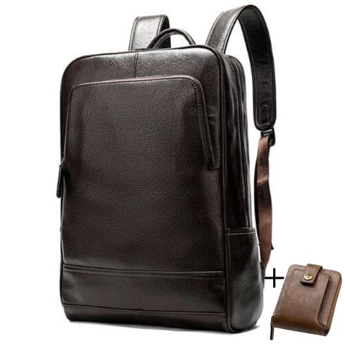 Mochila De Couro Legítimo Premium Lander Bpk108