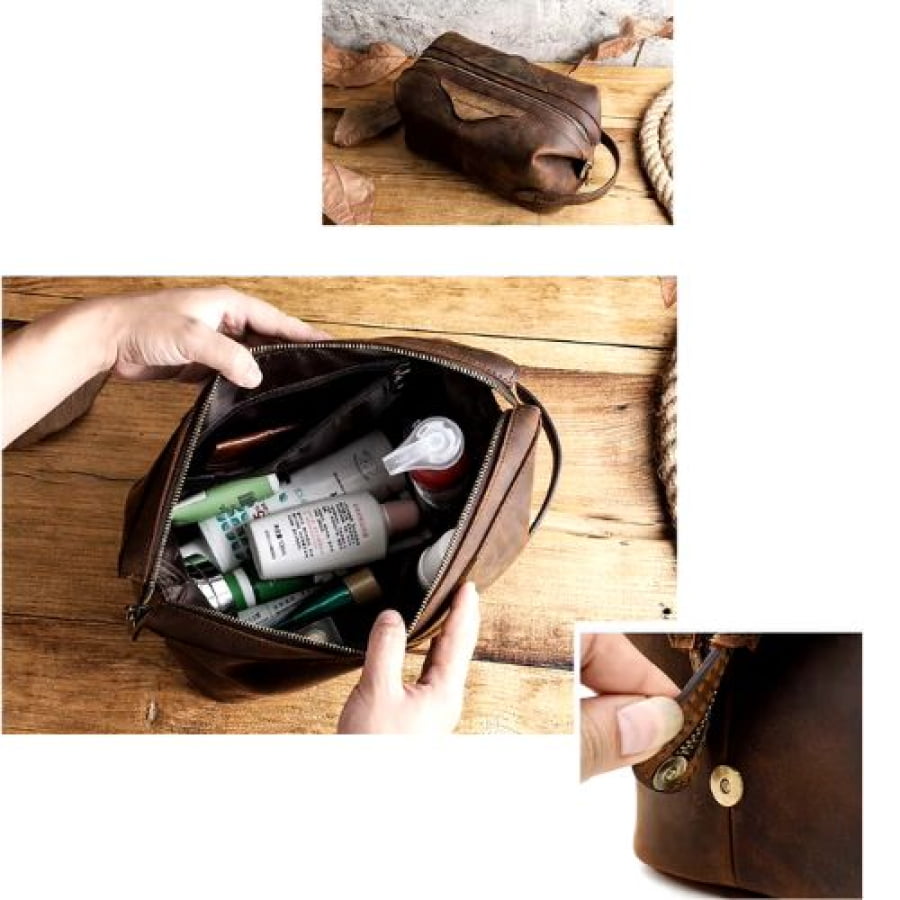 Necessaire Couro Legítimo Hash Ncs06