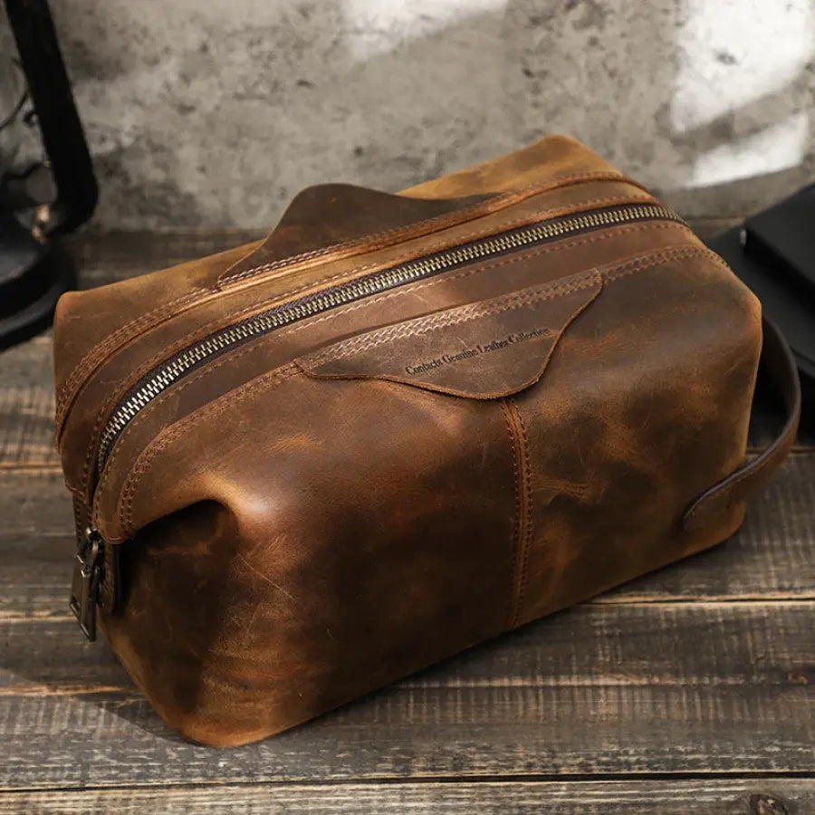 Necessaire Couro Legítimo Hash Ncs06