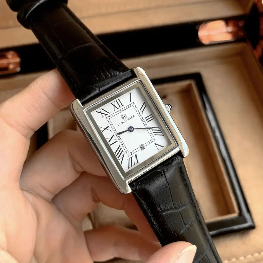 Relógio Masculino Luxo Quartzo Com Pulseira De Couro E Calendário Edição Limitada Cloc403