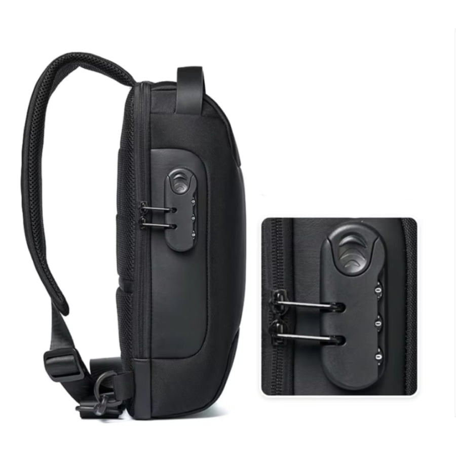 Shoulder Bag Tática Masculina – Bolsa Transversal Estilo Militar Resistente e Compacta bagm500