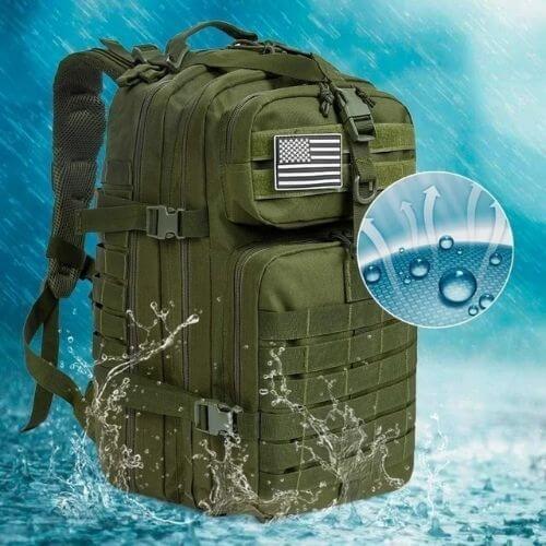 Mochila 50L Militar Nylon para Camping Ultra Resistente e Impermeável Adventure USA Unbu