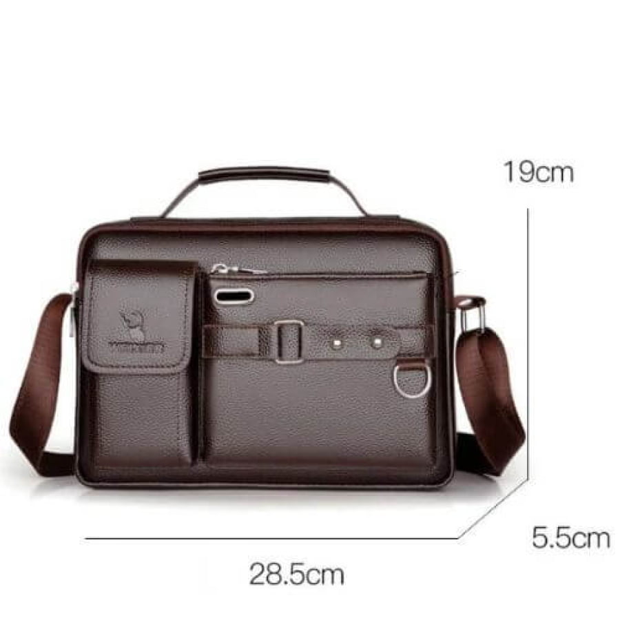 Bolsa Carteiro Transversal Couro Weixier