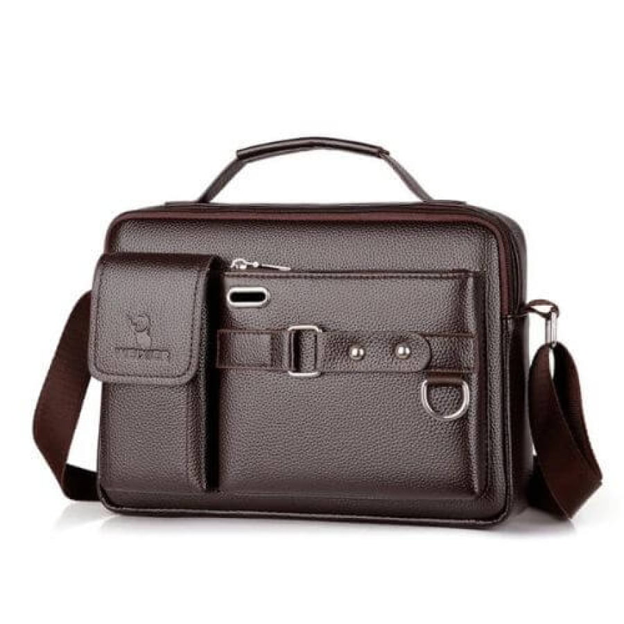 Bolsa Carteiro Transversal Couro Weixier
