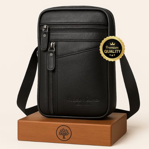 Bolsa Trasnversal Artesanal Couro Legítimo Unbu bagm02