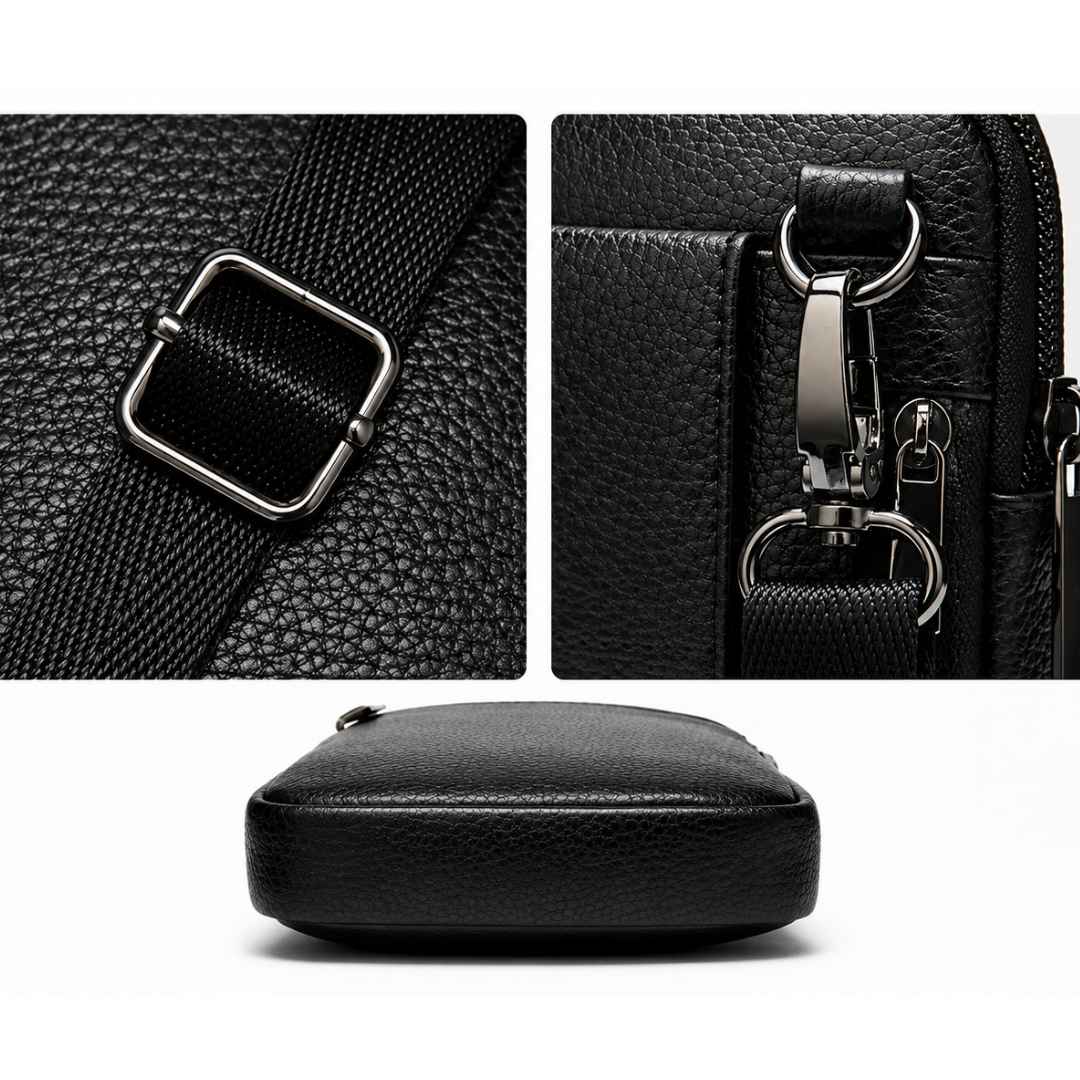 Shoulder Bag Artesanal Couro Legítimo Avant Unbu