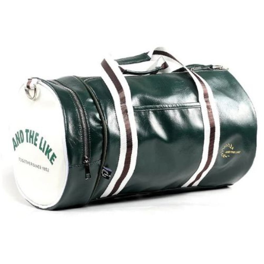 Bolsa De Viagem Couro Esportiva Verde Bagm403