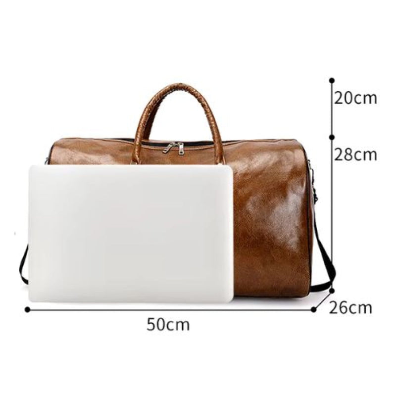 Bolsa De Viagem Couro Vintage Bagm402