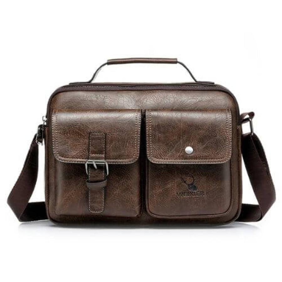 Bolsa Tiracolo Mensageiro Couro Wexier Woods Bagm302