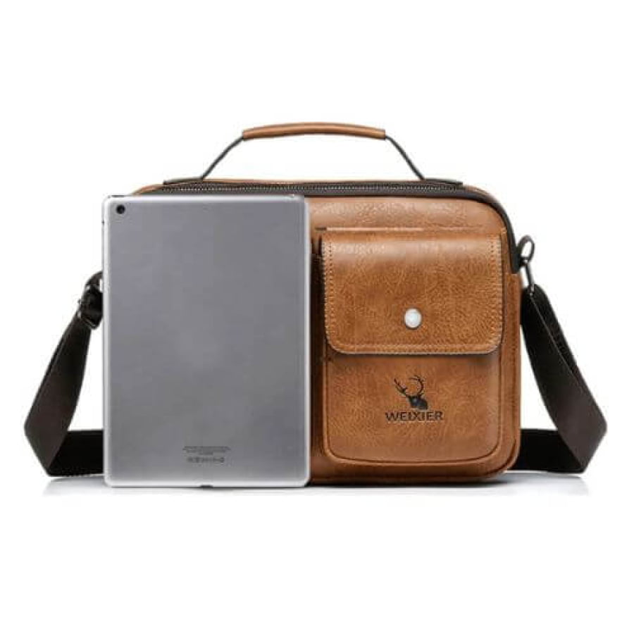 Bolsa Tiracolo Mensageiro Couro Wexier Woods Bagm302