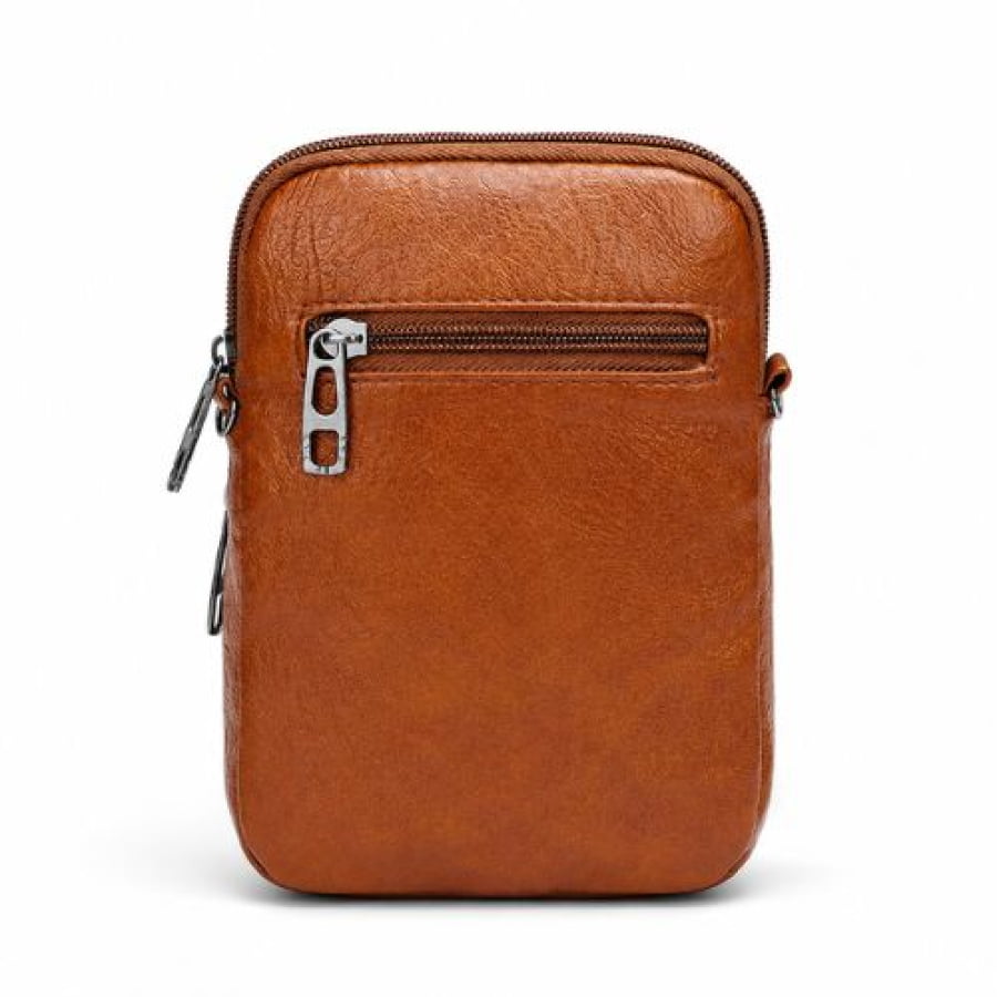 Bolsa Transversal Artesanal Couro Ecológico Unbu - bagm1007