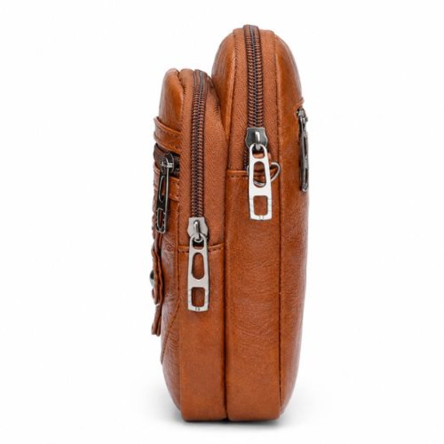 Bolsa Transversal Artesanal Couro Ecológico Unbu - bagm1007