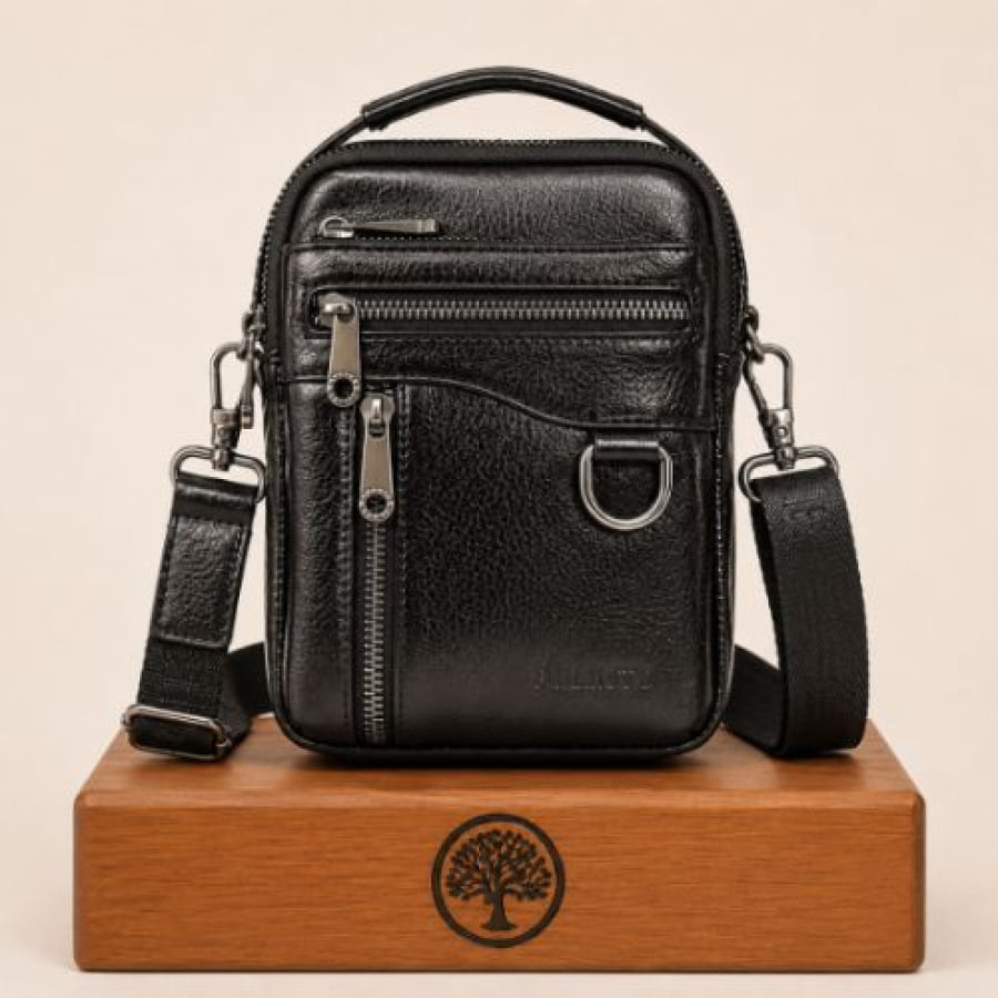 Bolsa Transversal Artesanal Couro Legítimo Ranger Unbu - bagm1008