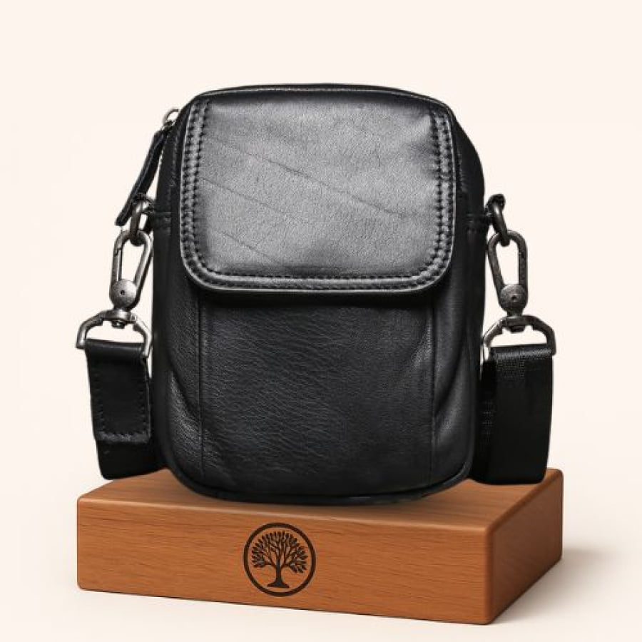 Bolsa Transversal Artesanal em Couro Legítimo Unbu Atelier bagm607
