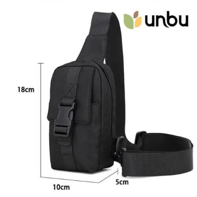 Bolsa Transversal Black Shield Unbu Bagm105