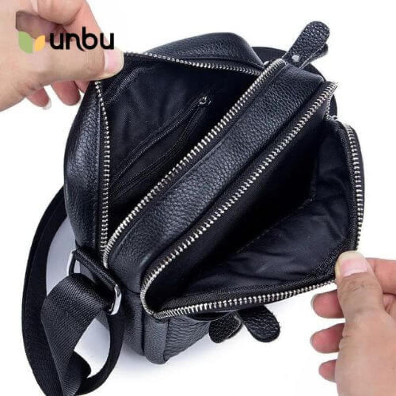 Bolsa Transversal Masculina Couro Legítimo Bull Bagm201