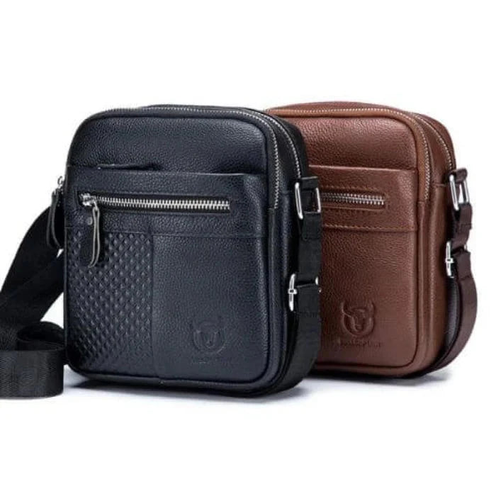 Bolsa Transversal Masculina Couro Legítimo Bull Bagm201