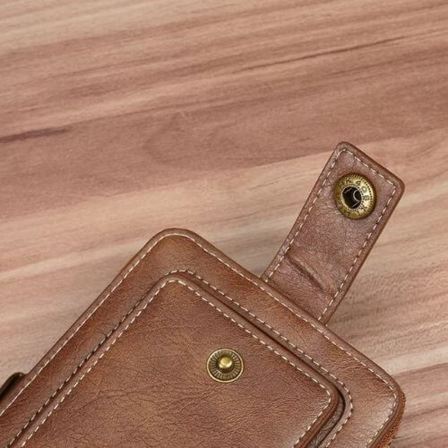 Carteira Masculina Couro Clutch Com Zíper Cart06