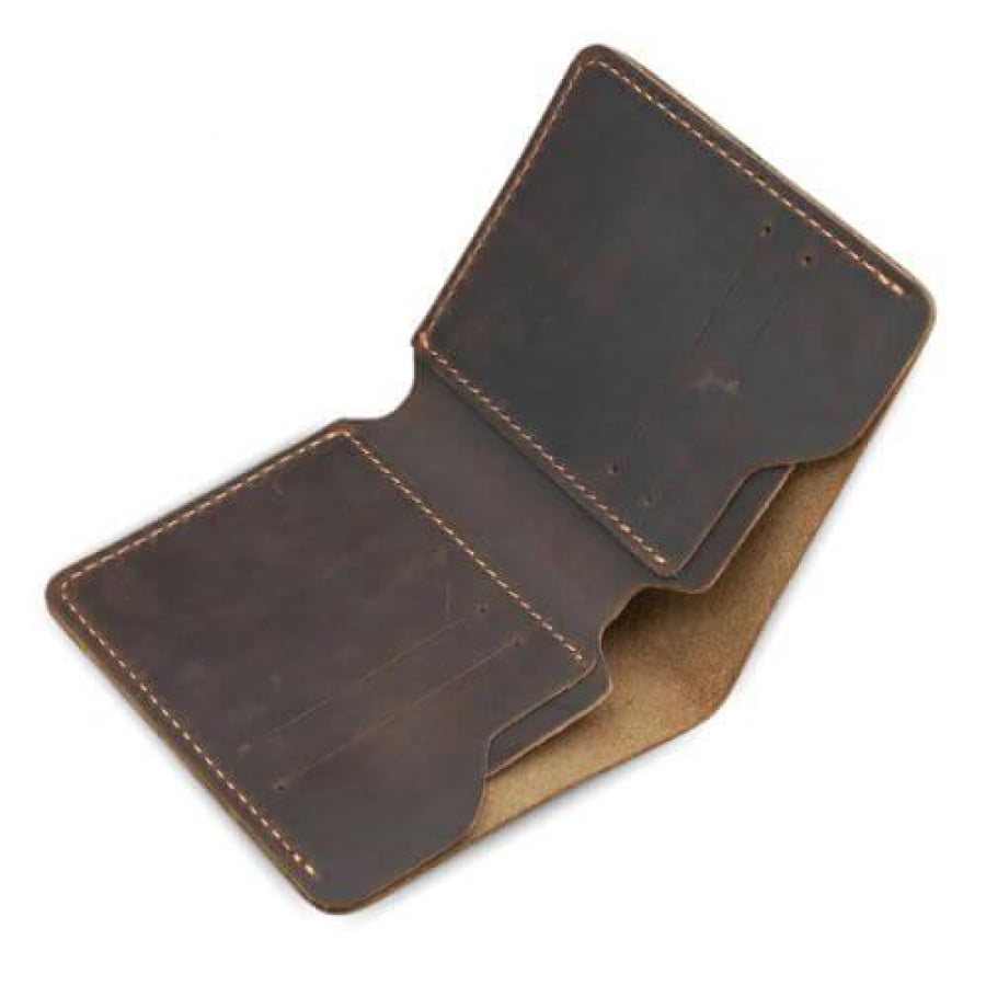 Carteira Masculina Couro Genuíno Vintage Slim Cart01