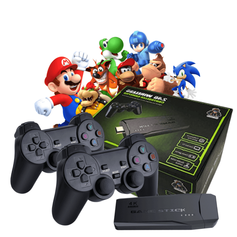 Game Stick 4K Retrô Lite 15000 Jogos 2 Controles Sem Fio 64Gb - 15.000 Game00