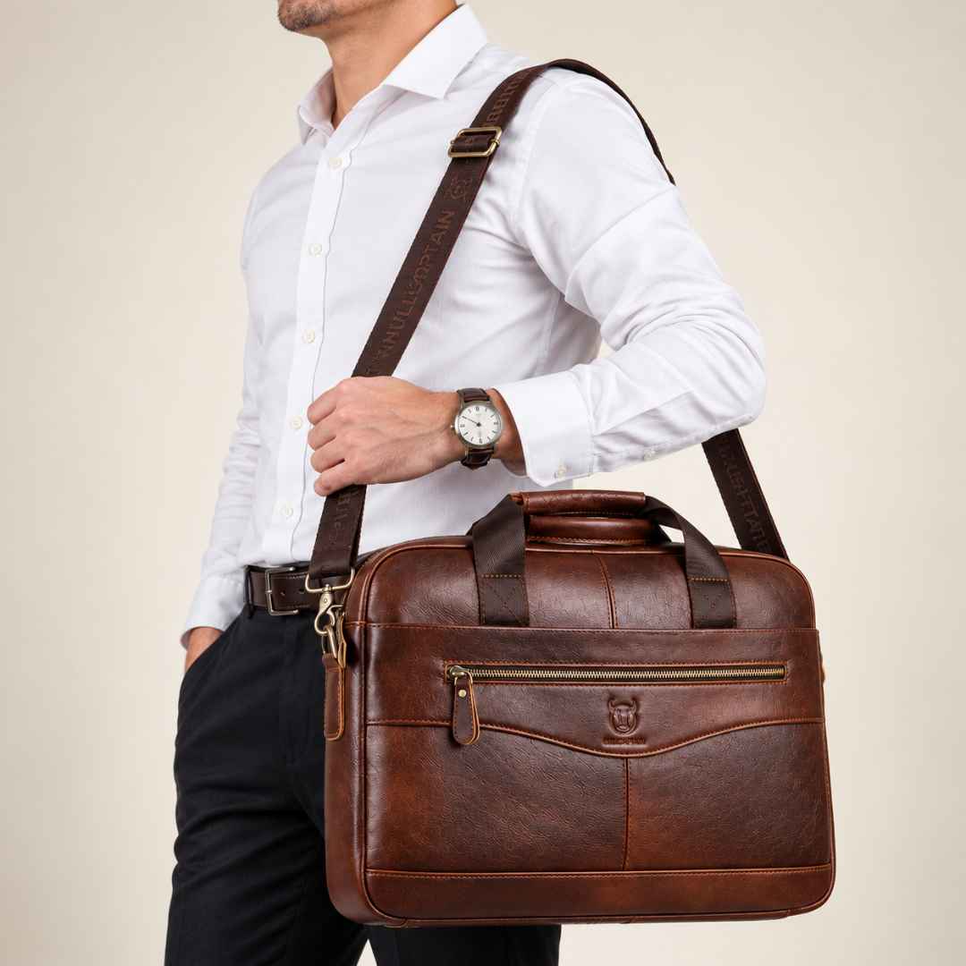 Maleta Executiva Masculina Couro Legítimo Bull Mlt03