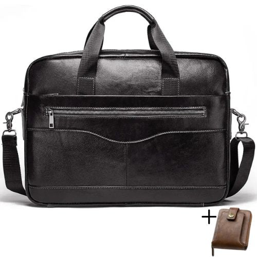 Maleta Executiva Masculina Premium Couro Legítimo Humerpaul Mlt07