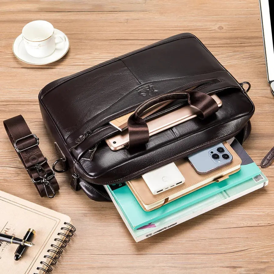 maleta para viagem couro executiva masculina pasta couro legitimo lion 